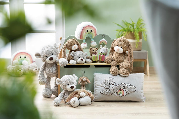 NICI Kuscheltier Hase Lopino 20cm - braun - Weiches Plüschtier – niedliches Stofftier zum Kuscheln &amp;