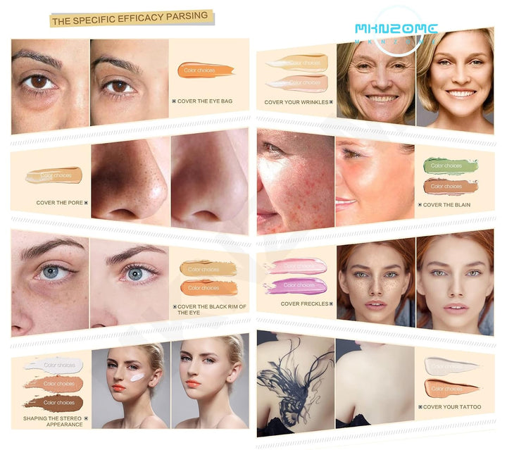 Professionelles Make-up Sets, MKNZOME Schminkkoffer Schminke Set Damen Schminkset Makeup Paletten Ko