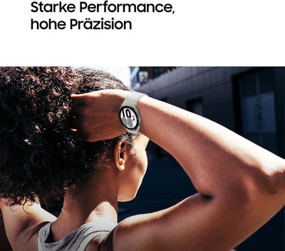 Samsung Sport Band ET-SFR86, Uhrenarmband für Galaxy Watch4 mit 20 mm Stegbreite, Grösse S/M, aus Fl