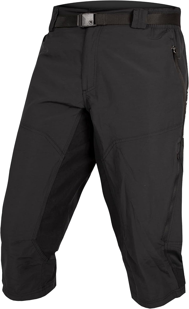 Endura Hummvee II 3/4 Lined Mens Mountain Bike Shorts Schwarz M, Schwarz M