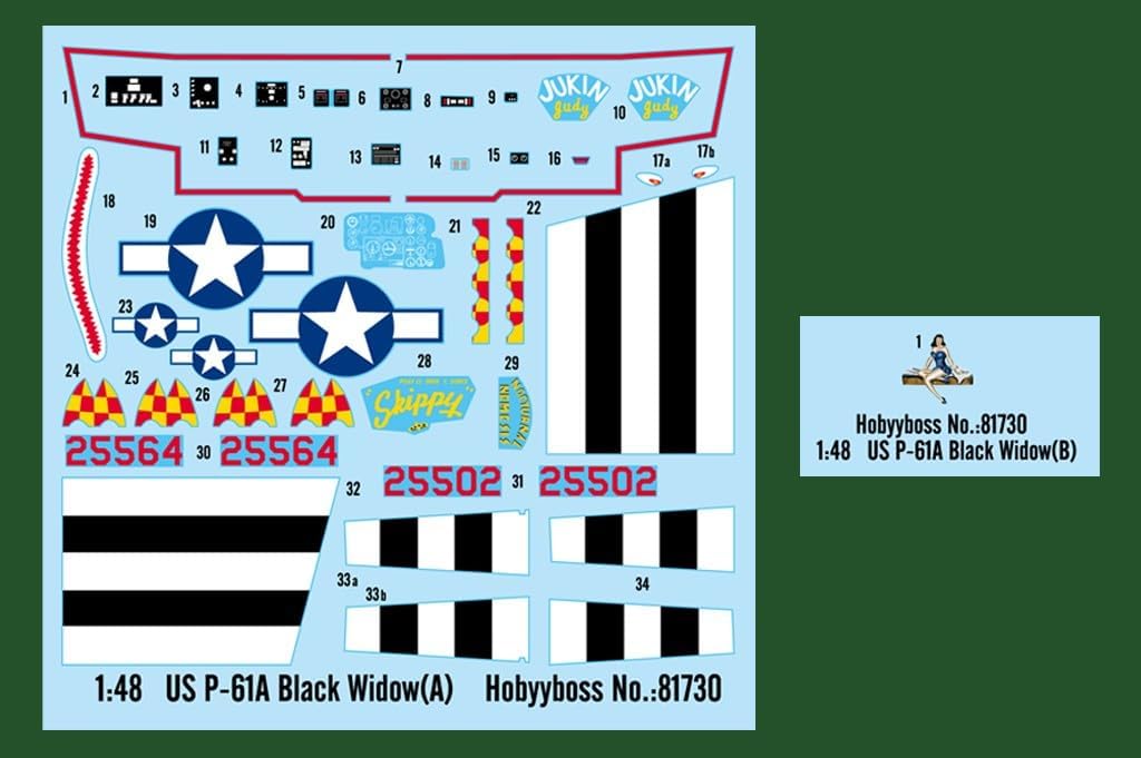 Hobby Boss 81730 Modellbausatz US P-61A Black Widow