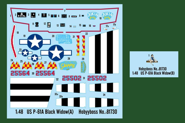 Hobby Boss 81730 Modellbausatz US P-61A Black Widow