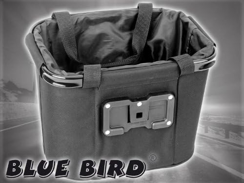 De Lux Winora Lenkerkorb Blue Bird Fahrrad Quick-Clip 20l Verschiedene Farben Tasche, Schlamm/Beige