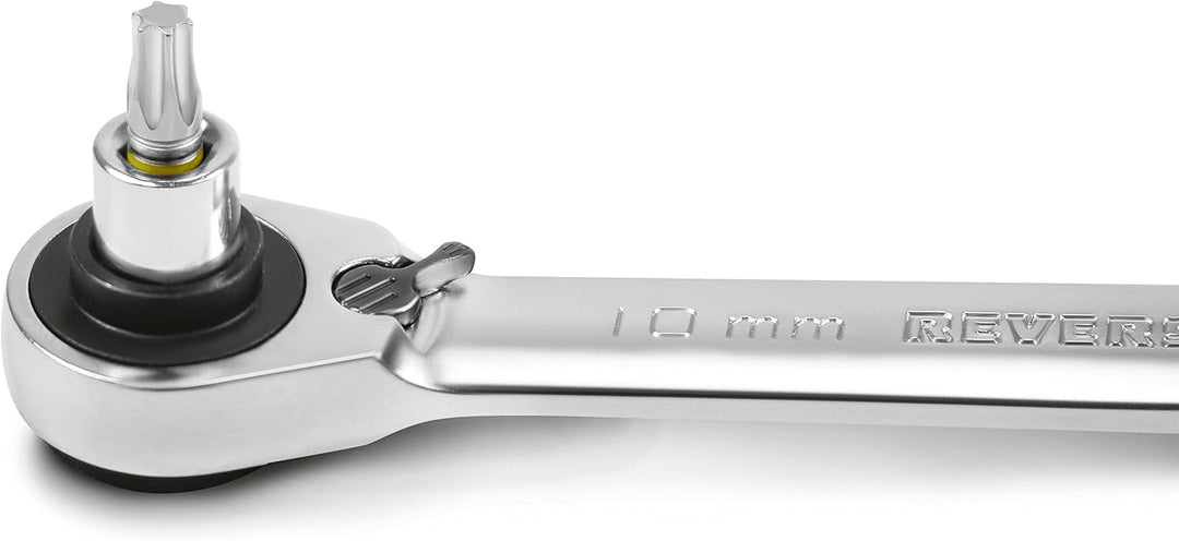 MATADOR Doppelring - Ratschenschlüssel 4in1 | SW 10, 13, 17, 19 mm | 120 Zähne | Multiratsche | 0184