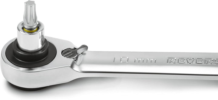 MATADOR Doppelring - Ratschenschlüssel 4in1 | SW 10, 13, 17, 19 mm | 120 Zähne | Multiratsche | 0184