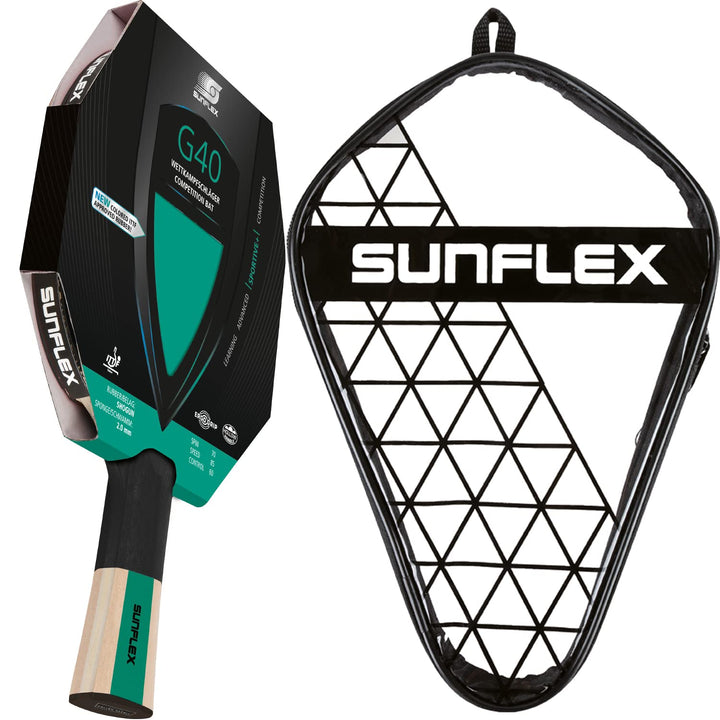 Sunflex® Color COMP G40 Tischtennisschläger | Tischtennis Racket Bat TT Profi Wettkampfschläger | an