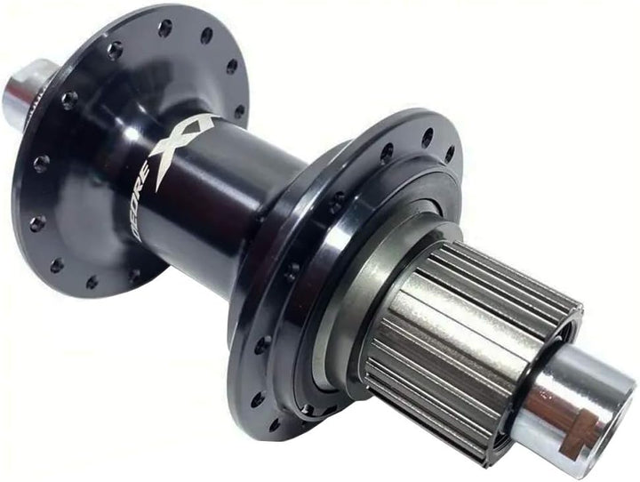 SHIMANO Deore XT HM8110 Hinterradnabe (32 Loch | 1 Sta142 Cl) Schwarz, Schwarz