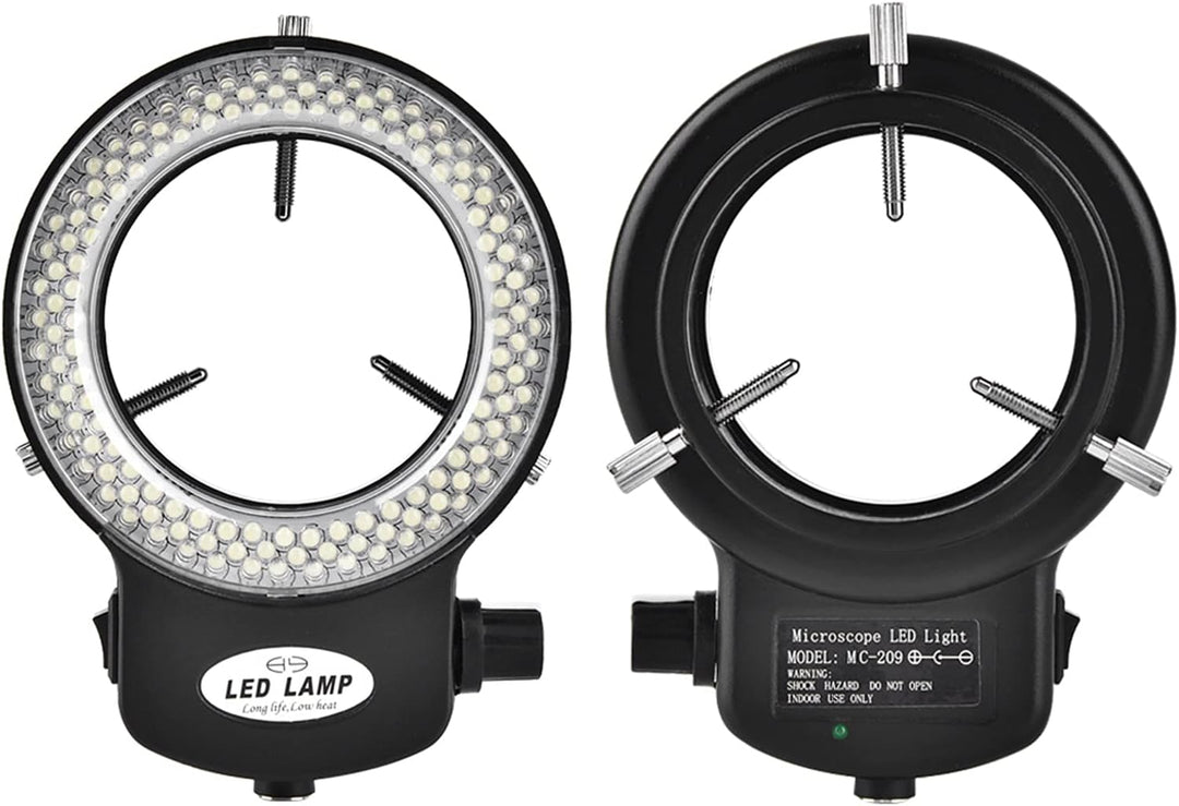 Mikroskop Kamera Stereomikroskop ringleuchte144 LED Perlen Lichtquelle Helligkeit einstellbar Ringla