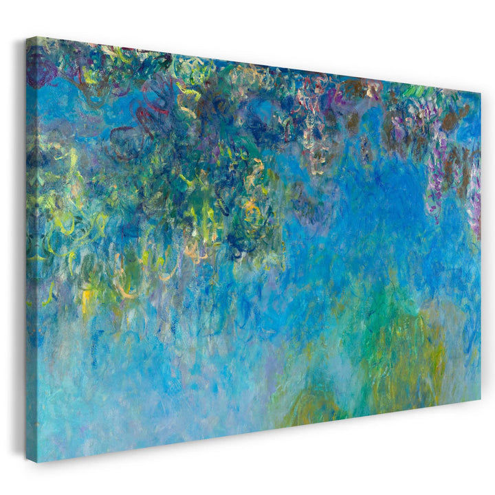 Printed Paintings Leinwand (80x60cm): Claude Monet - Glyzinien (Wisteria) 80x60 cm, 80x60 cm