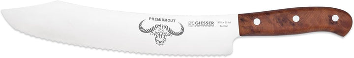 GIESSER seit 1776 - Made in Germany - Brotmesser 25 cm Tree of Life, PremiumCut Wave No 1, Wellensch