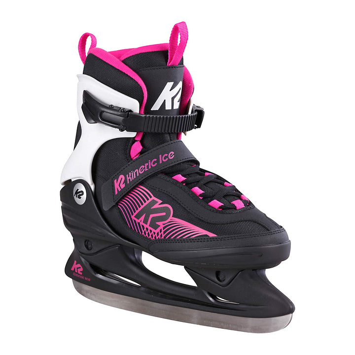 K2 Damen Kinetic Ice W Schlittschuhe EU: 39 (UK: 5.5 / US: 8) Single black - pink, EU: 39 (UK: 5.5 /