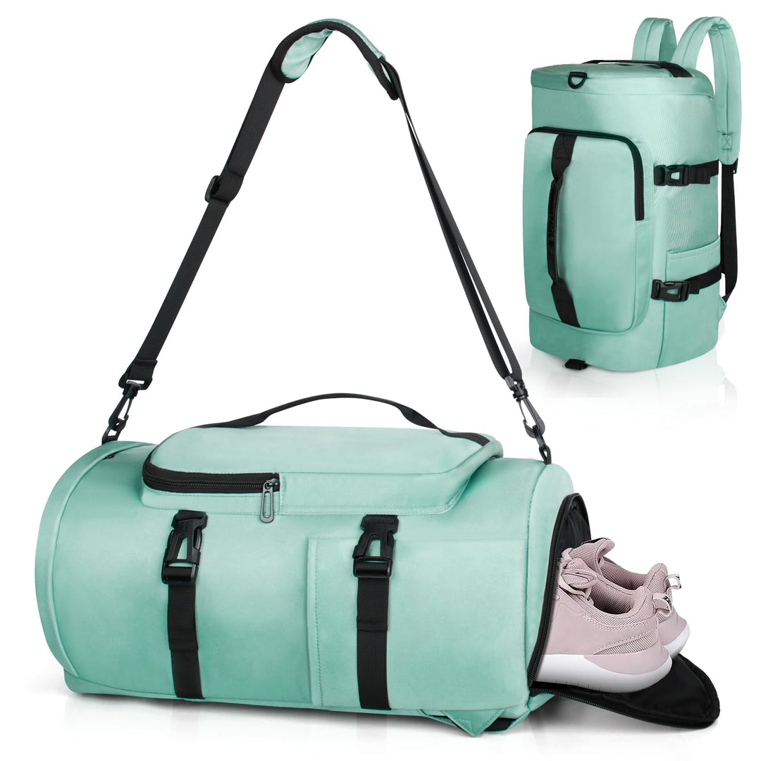 Sporttasche Herren, 30L Damen Sporttasche Rucksack, Klein Sportrucksack mit Schuhfach und Nassfach,