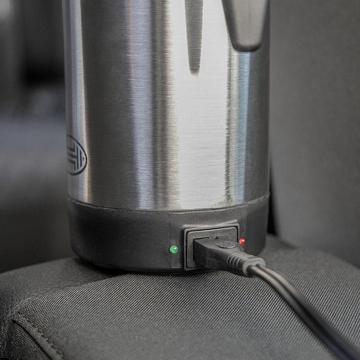 HEYNER® Wasserkocher Reisewasserkocher elektrisch Zigarettenanzünder + Tasche + 2 Becher 750 ml 12V,