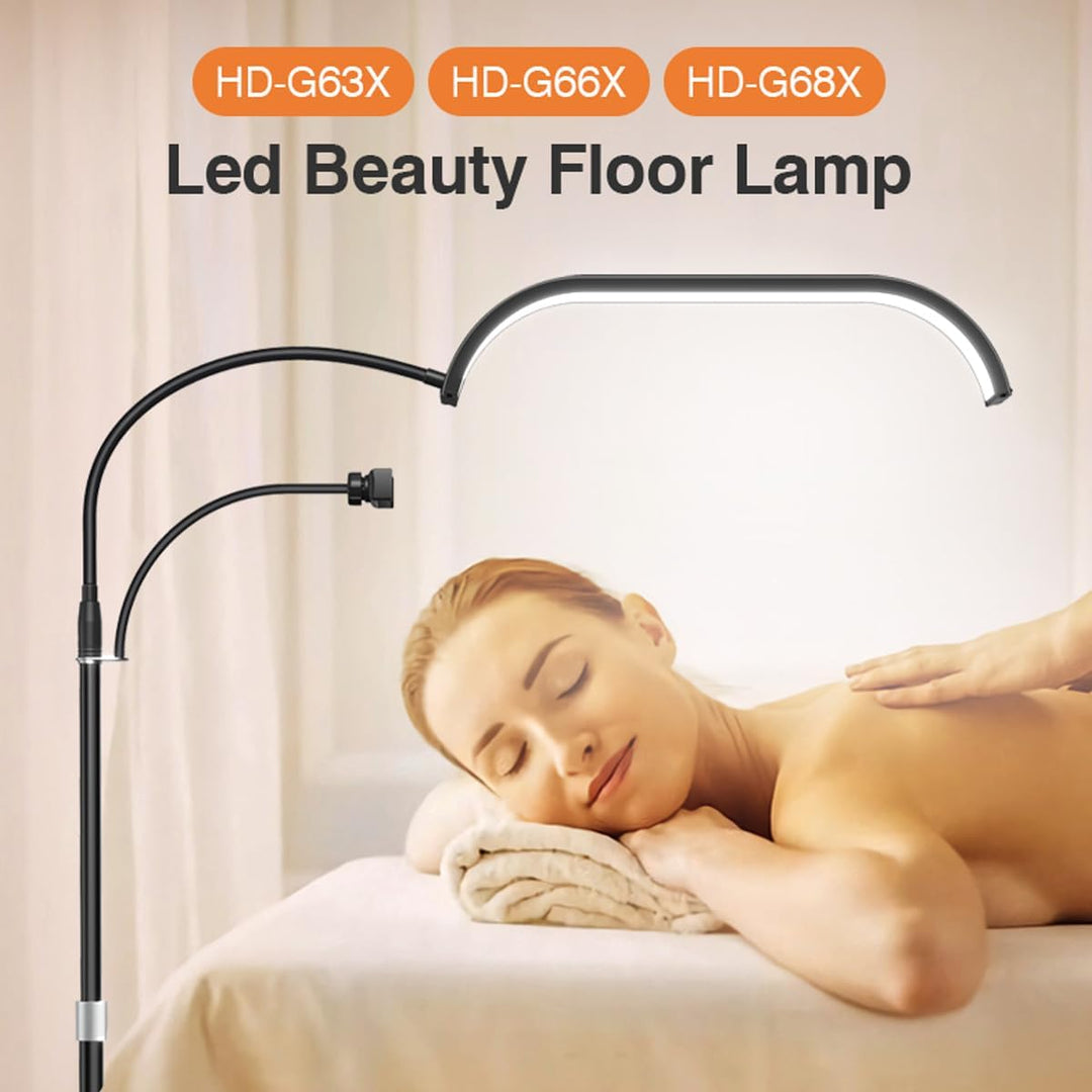 ayex Dimmbares Beauty Light einstellbare Farbtemperatur Telefonhalter Fernbedienung weiss, Weiss