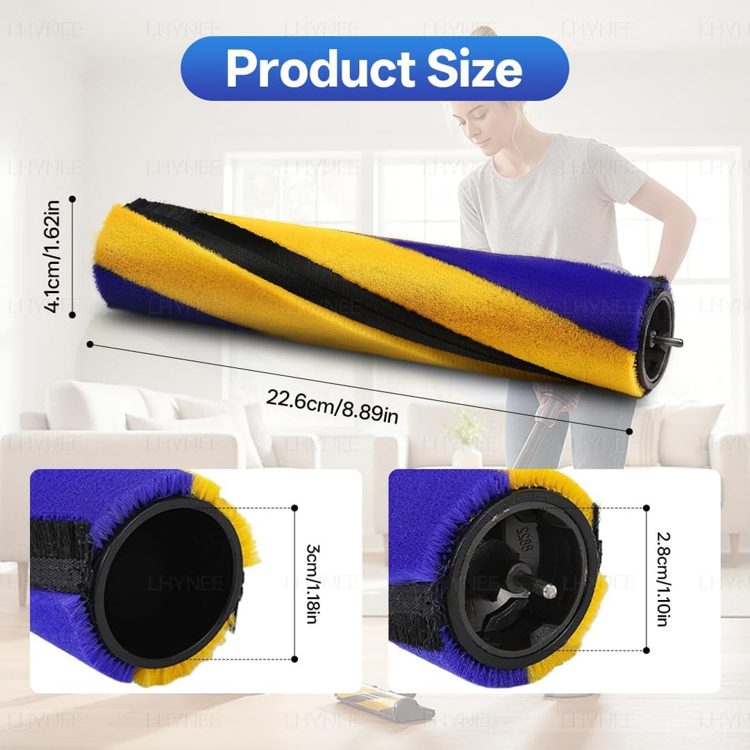 Ersatz-Bürstenrollen Kompatibel für Dyson Gen5/V15 und V15 Detect Slim /V12 Slim /V10 Slim/V8 Slim|F