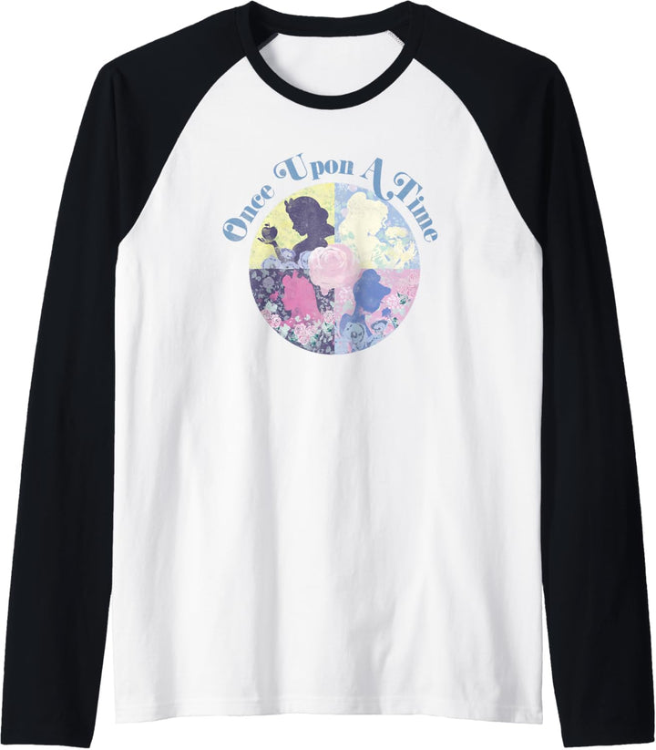 Disney Princess Once Upon A Time Silhouette Raglan