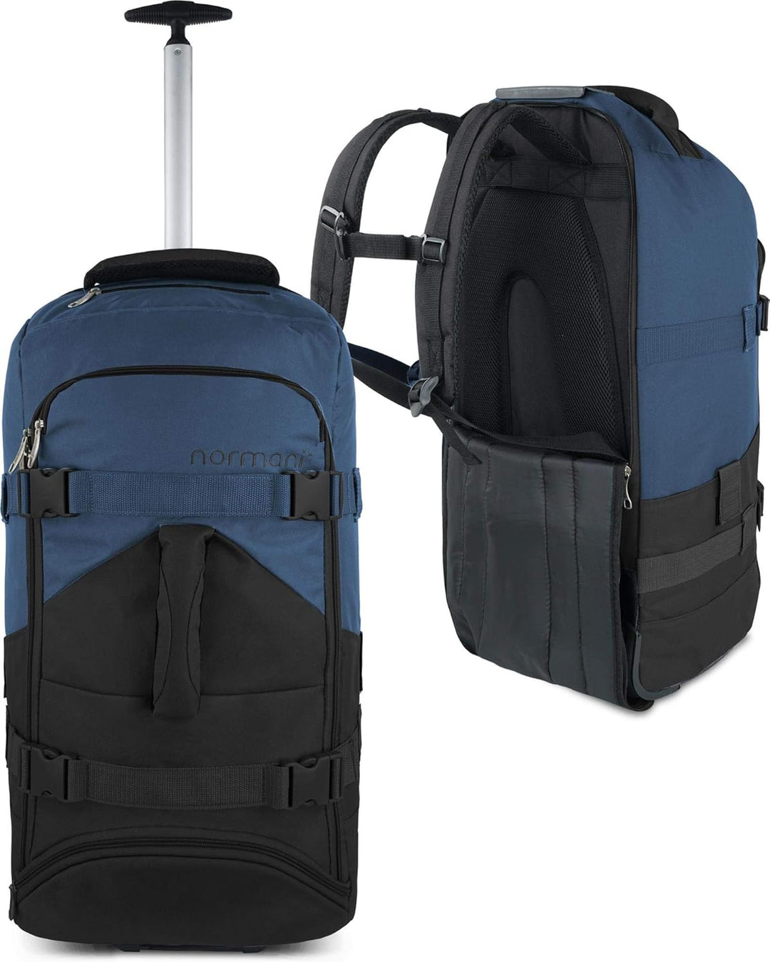 normani Backpacker Reisetaschen-Rucksack mit Trolleyfunktion - Trolley mit Frontloader Funktion und