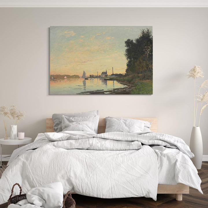 Printed Paintings Leinwand (60x40cm): Claude Monet - Argenteuil, später Nachmittag 60x40 cm, 60x40 c