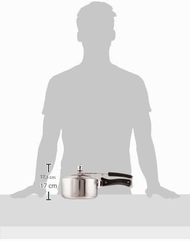 HAWKINS Classic CL20 Schnellkochtopf aus Aluminium, 2 l, klein, silberfarben 2-Liter, 2-Liter