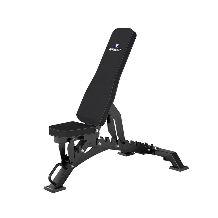 RitKeep RAB-3000 Hantelbank, 590 kg, verstellbare Schrägbank für Home Gym | 10 Rückenlehnen- & 4 Sit