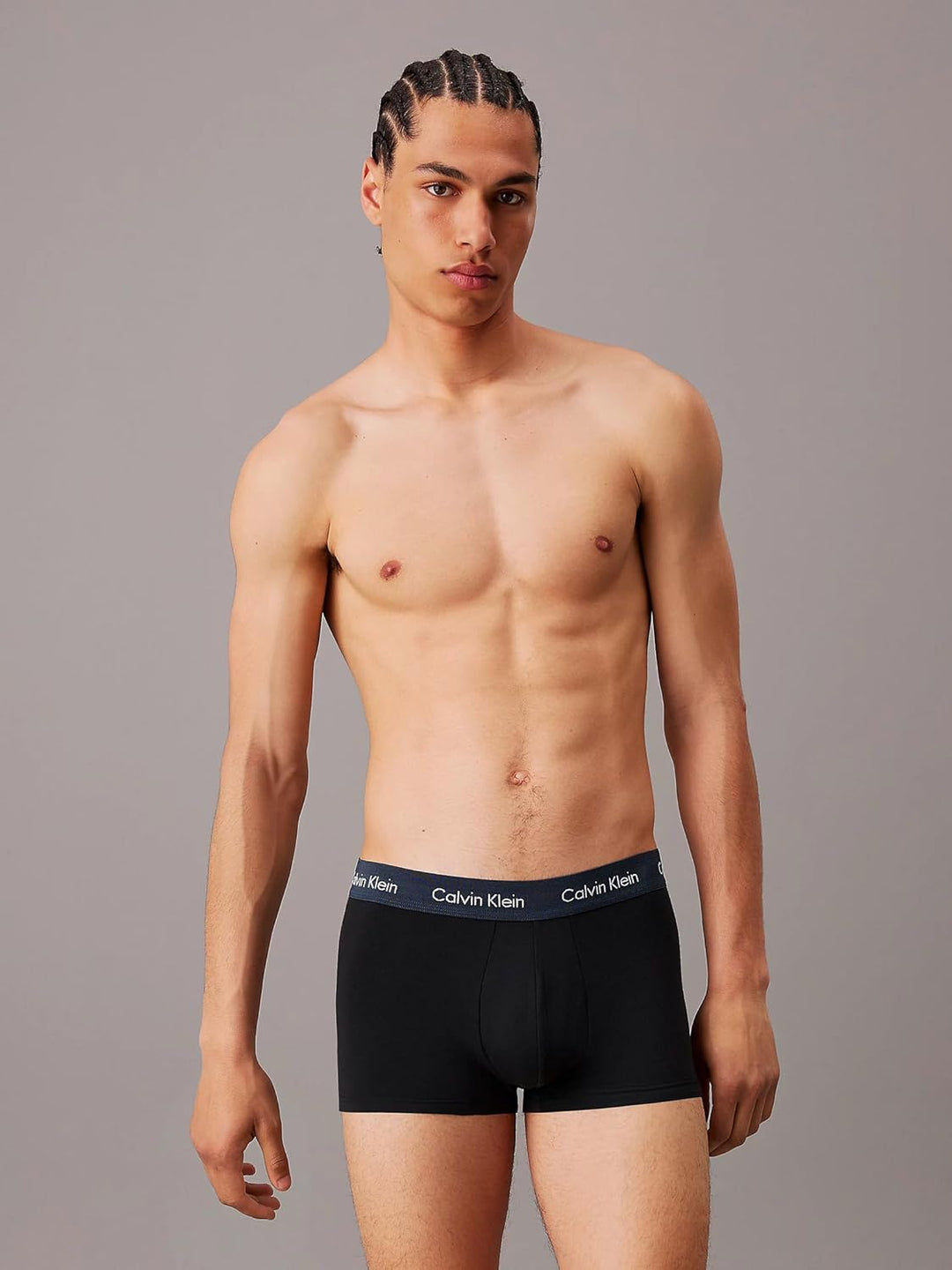 Calvin Klein Herren Low Rise Trunk S Black (B- Ink, Ash, Troposphere), S Black (B- Ink, Ash, Troposp