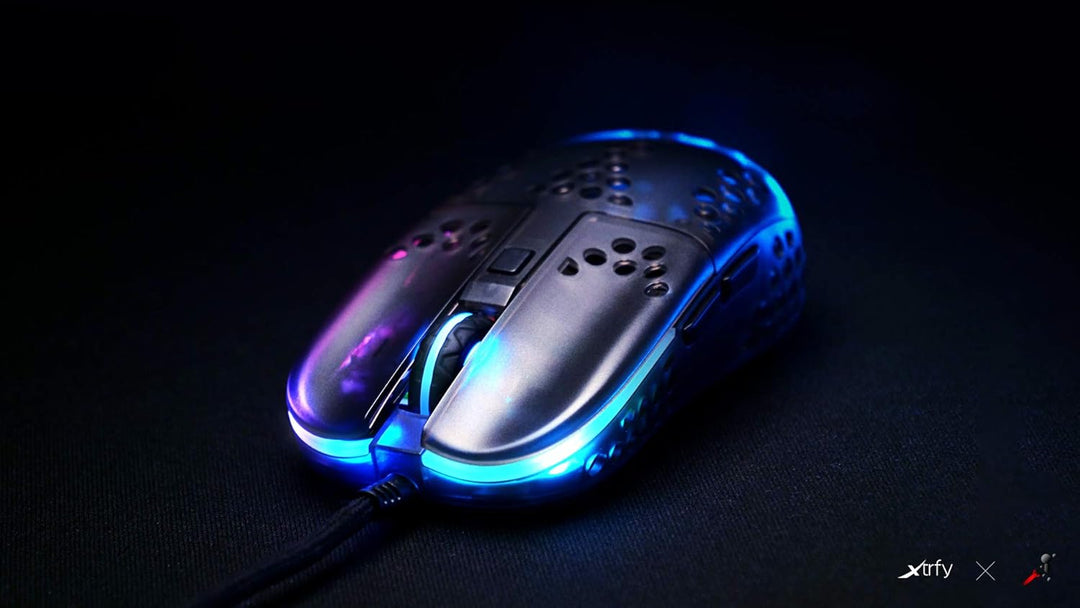Xtrfy MZ1, Ultraleichte Kabelgebundene Gaming-Maus, Pixart 3389 Sensor, Einzigartige Form für Optima