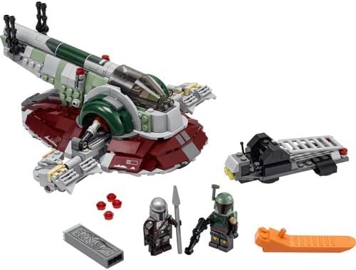 LEGO 75312 Star Wars Boba Fetts Starship, Weltraum-Spielzeug für Kinder ab 9 Jahren, Raumschiff-Mode