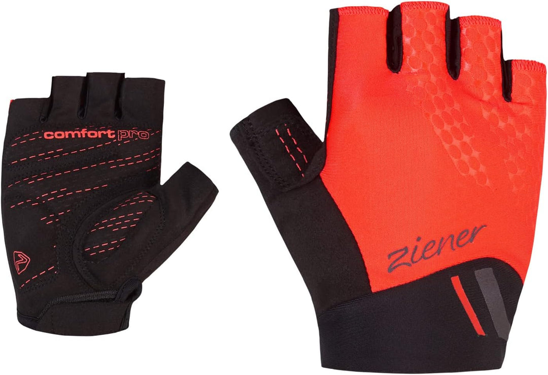 Ziener Damen Caitilin Fahrrad-/Mountainbike-/Radsport-Handschuhe | Kurzfinger-atmungsaktiv/dämpfend