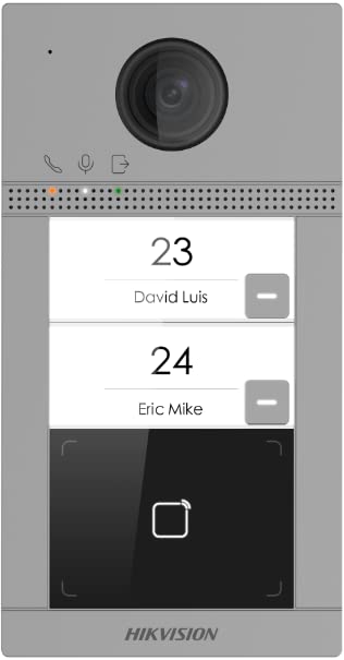 Hikvision DS-KV8213-WME1/Flush Unterputz 2-Parteien Metall Villa Türstation