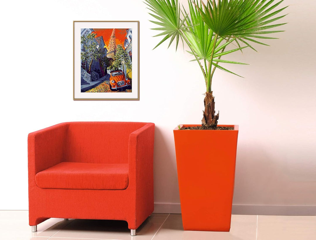 Schipper 609130820 Malen nach Zahlen - Little Red Citroen by Miguel Freitas - Bilder malen für Erwac