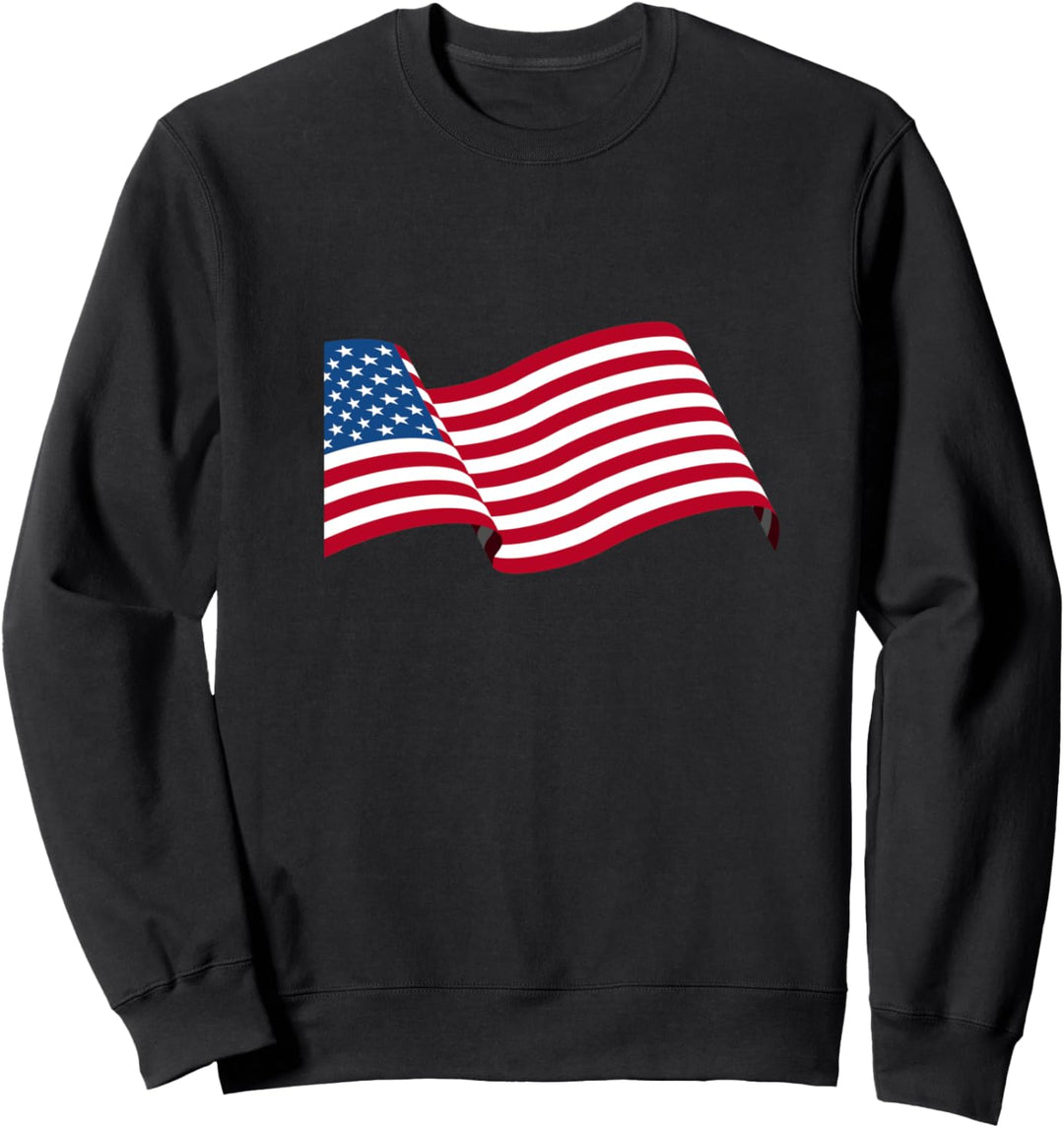 The United States Of America Pride Flag Graphic Designs Sweatshirt