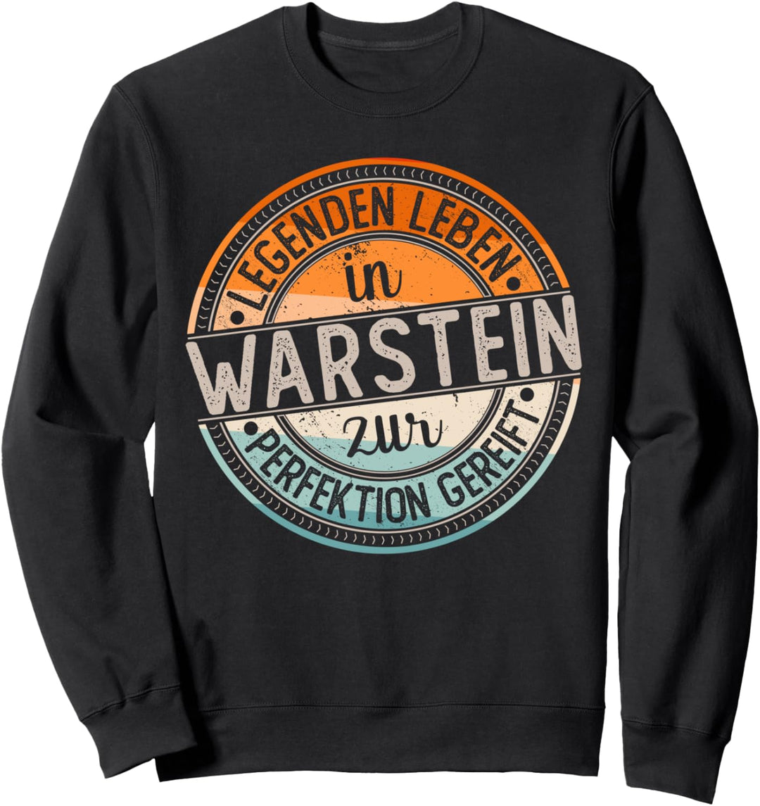 Warstein Retro Farben | Legenden Leben in Warstein Sweatshirt