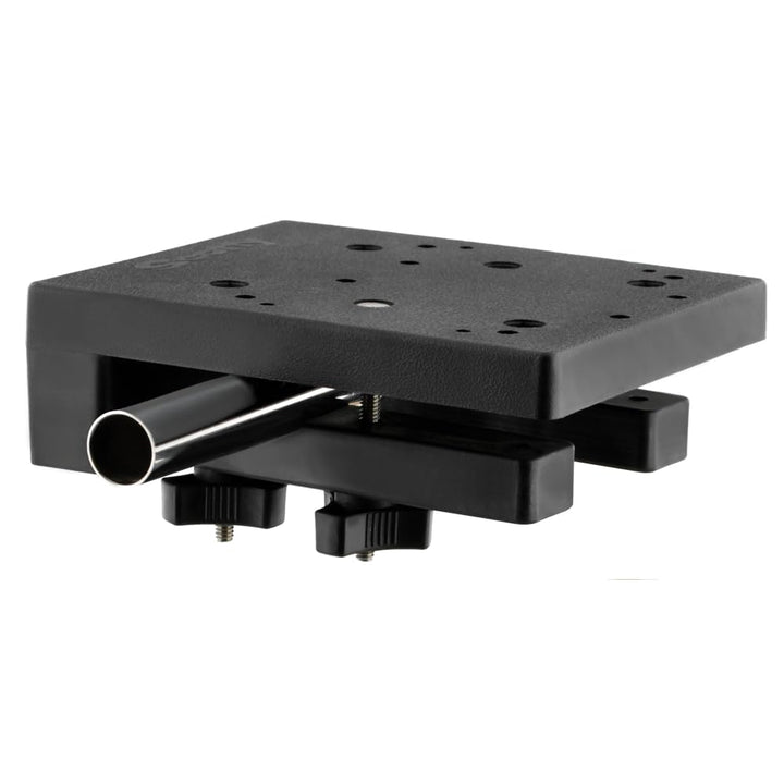 Scotty #1027 Schienenhalterung für alle Scotty Downrigger Modelle, Schwarz, klein