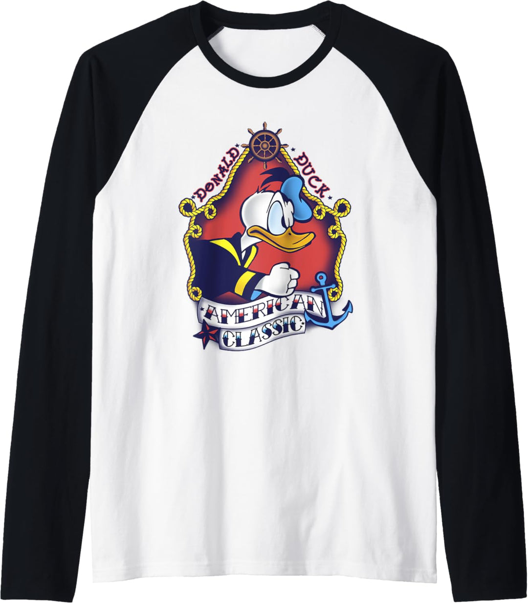 Disney Mickey And Friends Donald Duck American Classic Raglan