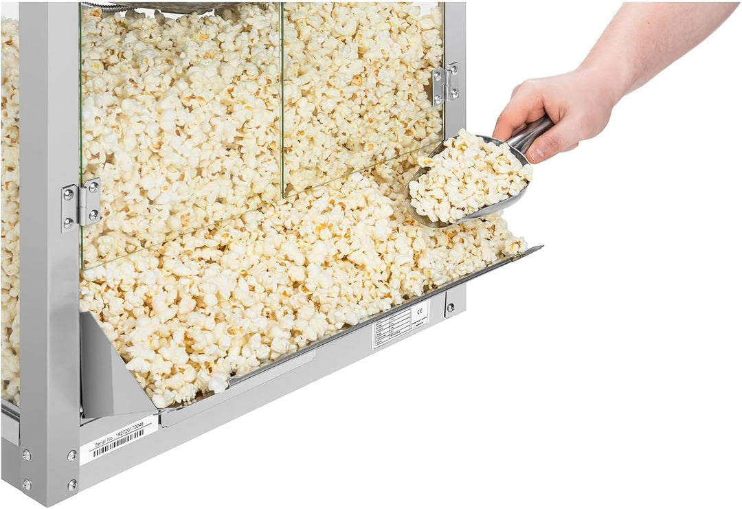 Royal Catering Popcornmaschine Popcornmaker RCPS-1350 (1.350 W, Arbeitsleistung ca. 6 kg/h, Topfdurc