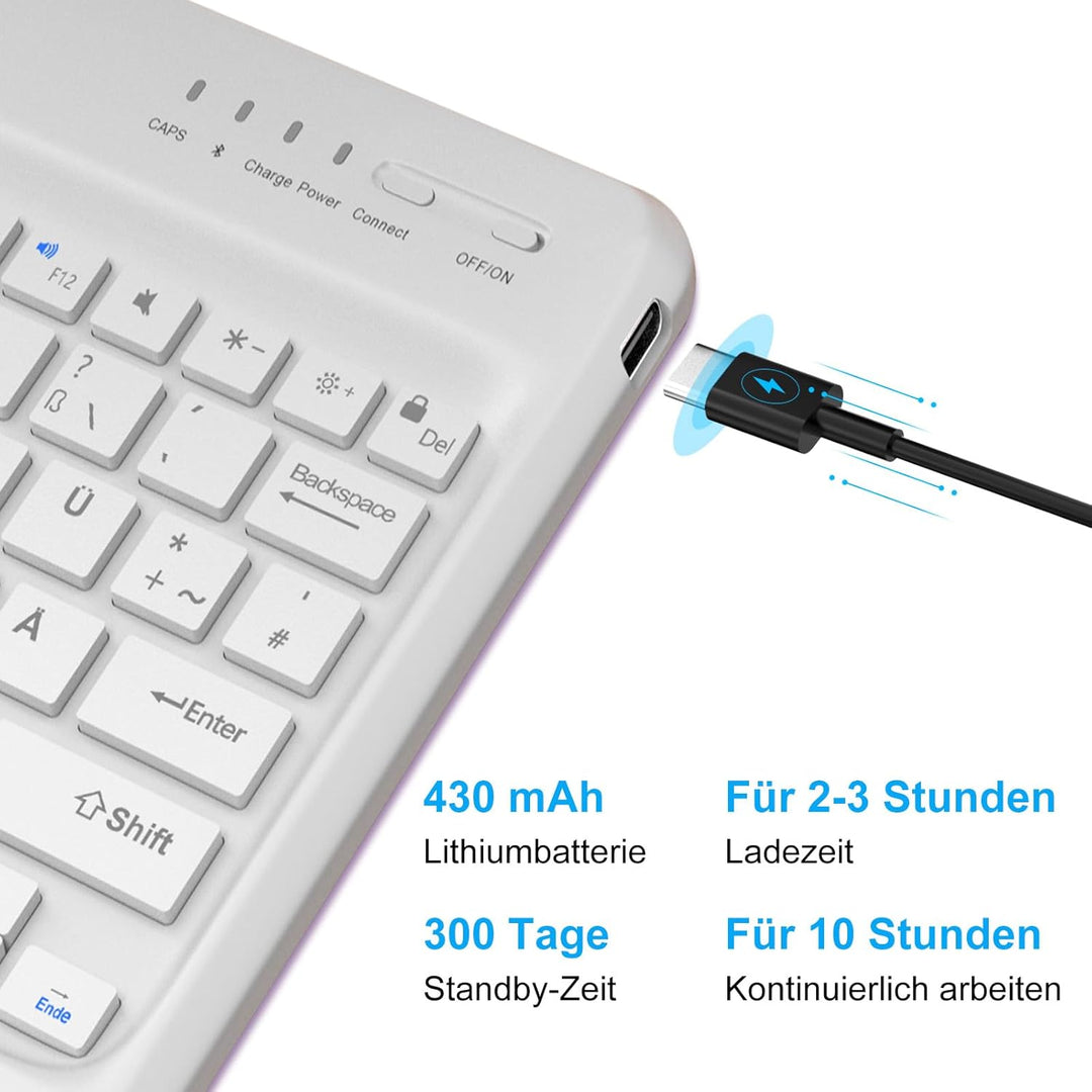FOGARI Xiaomi Redmi Pad Pro 12.1 Tastatur Hülle - Xiaomi Pad Poco 12.1 Zoll 2024,Magnetisch Abnehmba