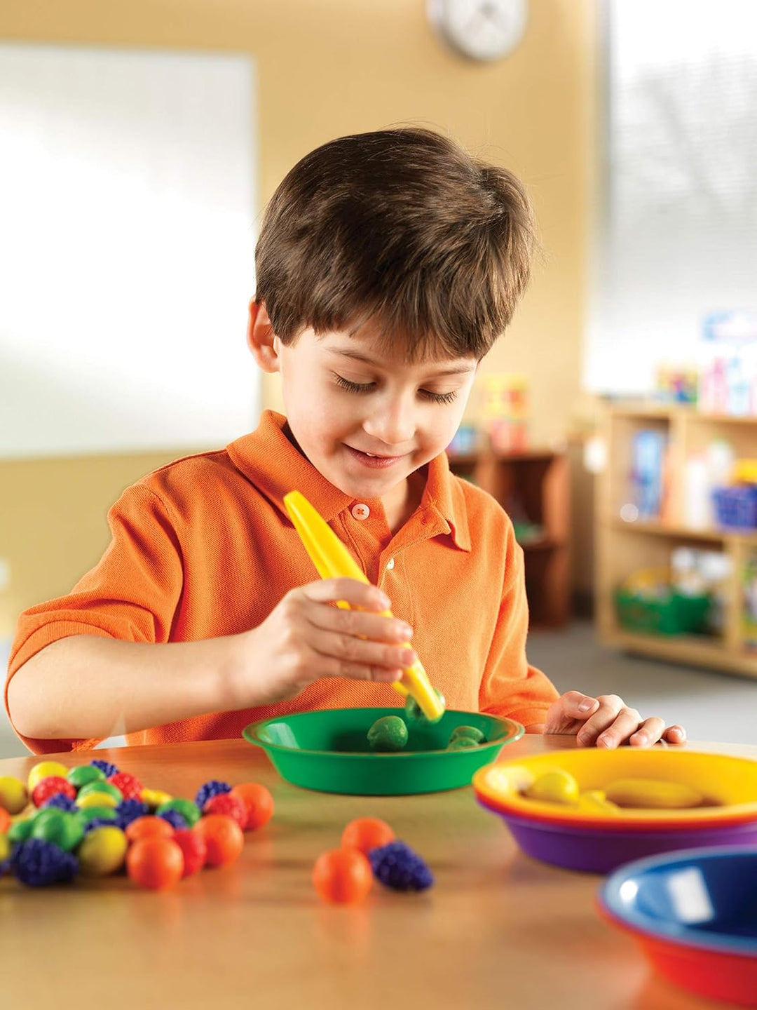 Learning Resources Riesenpinzetten, Alter 5–9, Motorikspielzeug Kinder, trainiert Greifkraft & Schre
