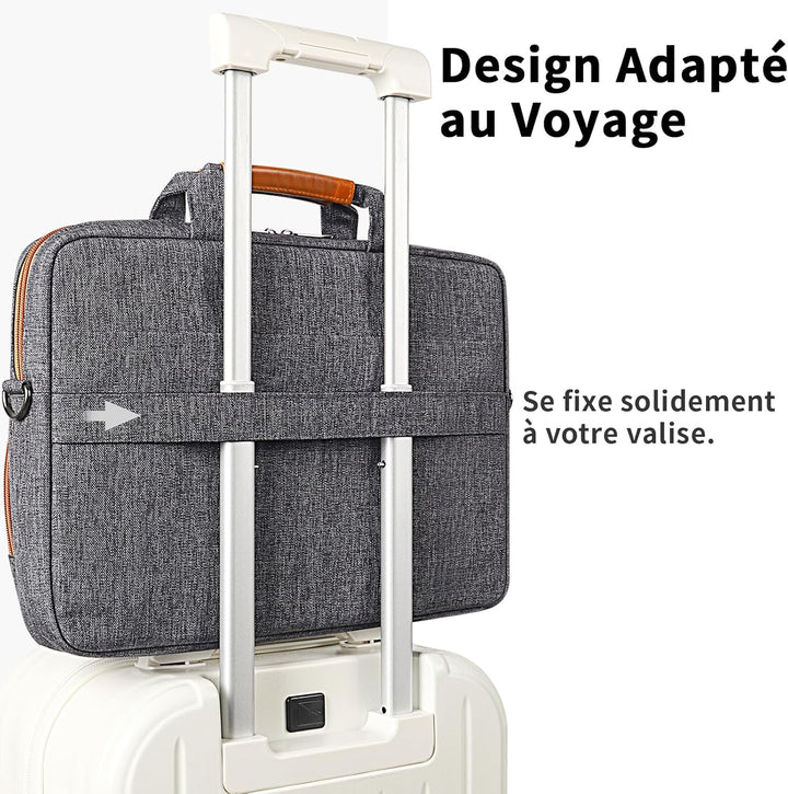 DOMISO Wasserdichter Laptop Schutztasche mit Schultergurt für Ultrabook /Chromebook /Netbook /Samsun