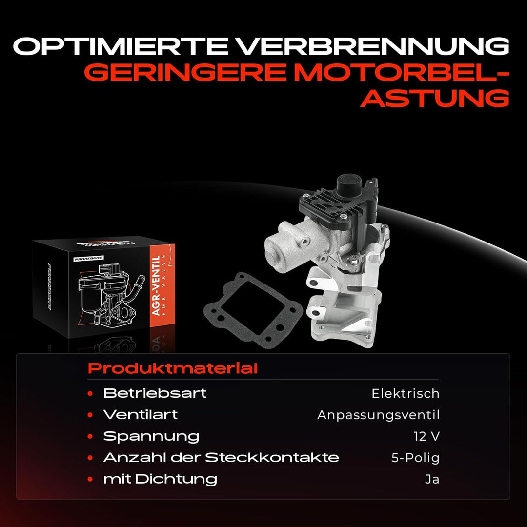 AGR-Ventil Abgasrückführung für C-Crosser C5 II C5 III Break C6 C8 Ulysse Galaxy Mondeo IV S-Max Fre