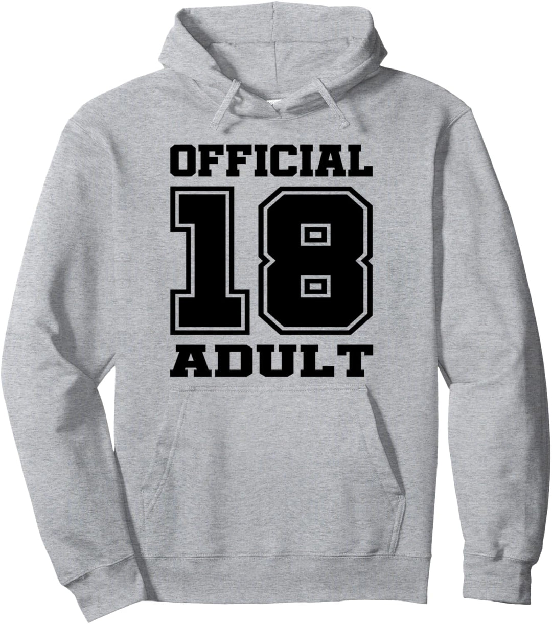 18 Jahre Achtzehn Volljährig Jahrgang 2003 Lustiges Design Pullover Hoodie