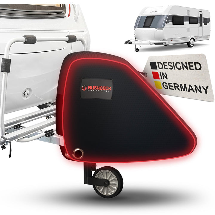 BUSHBOCK® Premium Deichselhaube aus Oxford 600D Material mit PU Beschichtung und Reflektoren. Univer