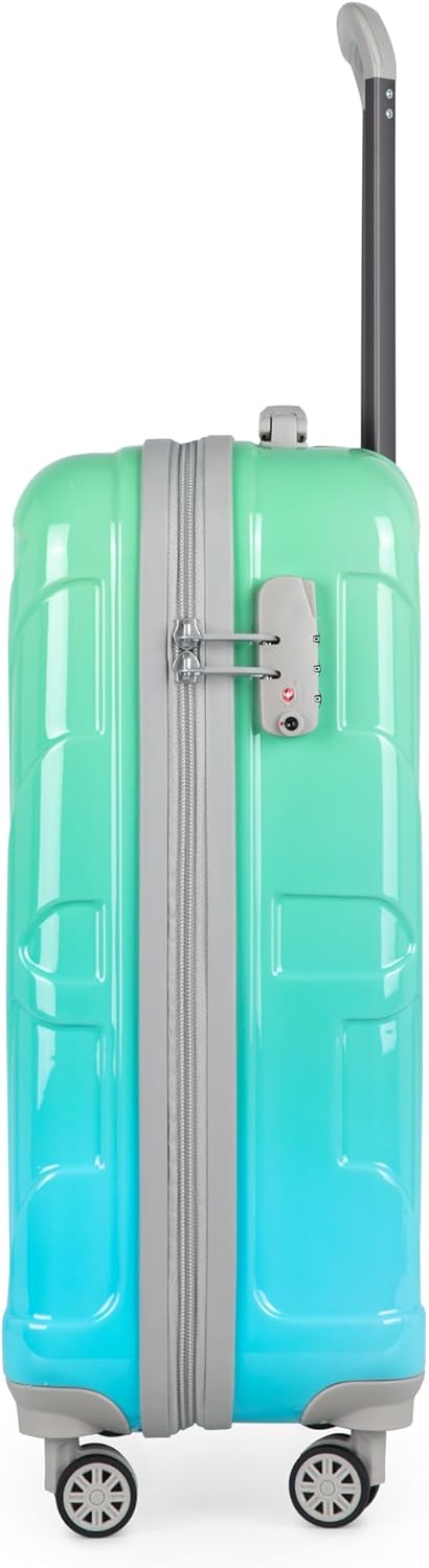 suitline - Handgepäck Hartschalen-Koffer Koffer Trolley Rollkoffer Reisekoffer, TSA, 55 cm, ca. 34 L