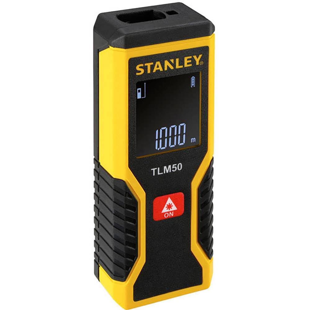 Stanley STHT1-77409 Laser-Entfernungsmesser / Distanzmesser TLM50 (mit Ein-Knopf-Klick-Messung, Mess