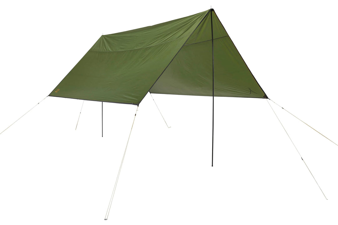 GRAND CANYON Zuni 4, 4 x 4m Multifunktion Tarp / Sonnensegel inkl. Stangen, Zeltplane, Wasserdicht,