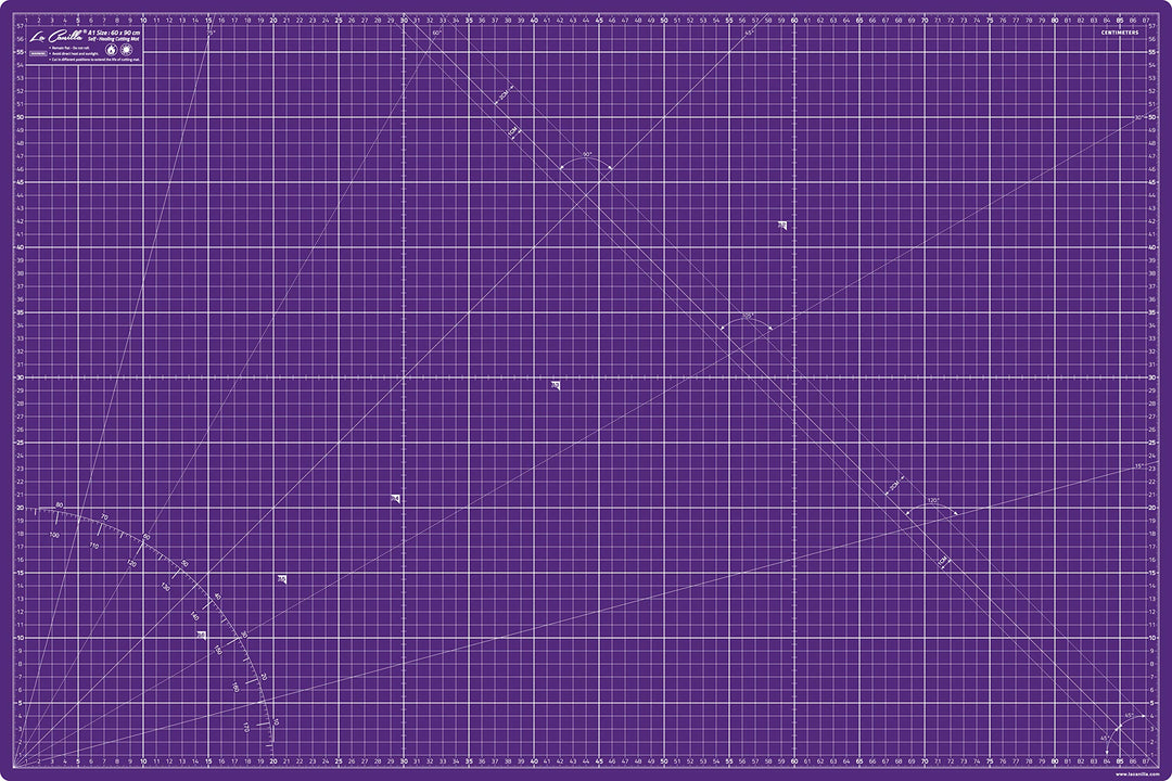 La Canilla Schneidematte A1 Selbstheilend (60x90 cm - 36x24") Cutting Mat Schneideunterlage für Bast