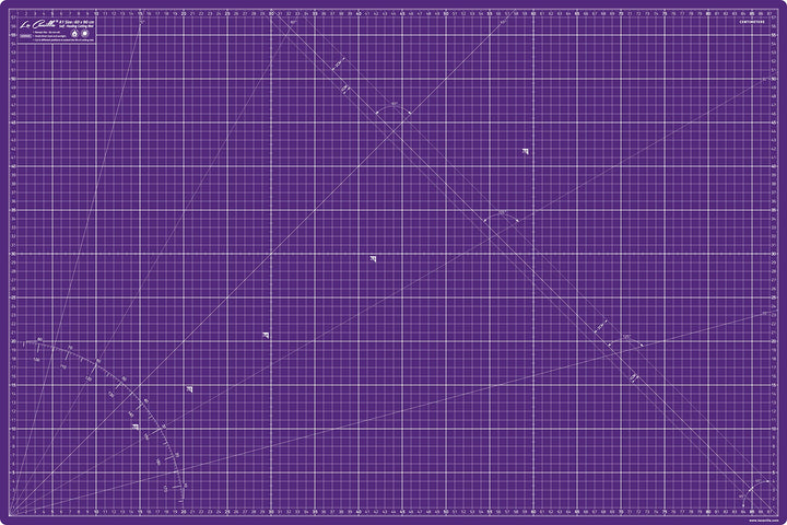 La Canilla Schneidematte A1 Selbstheilend (60x90 cm - 36x24") Cutting Mat Schneideunterlage für Bast