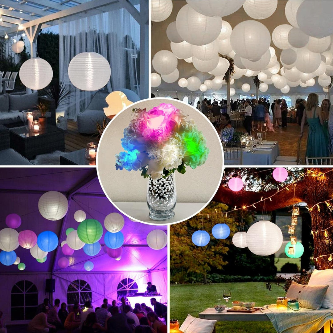 30 Stück Mini-LED-Laternenlichter, batteriebetriebene LED-Ballonlichter Laternenballonlichter Outdoo