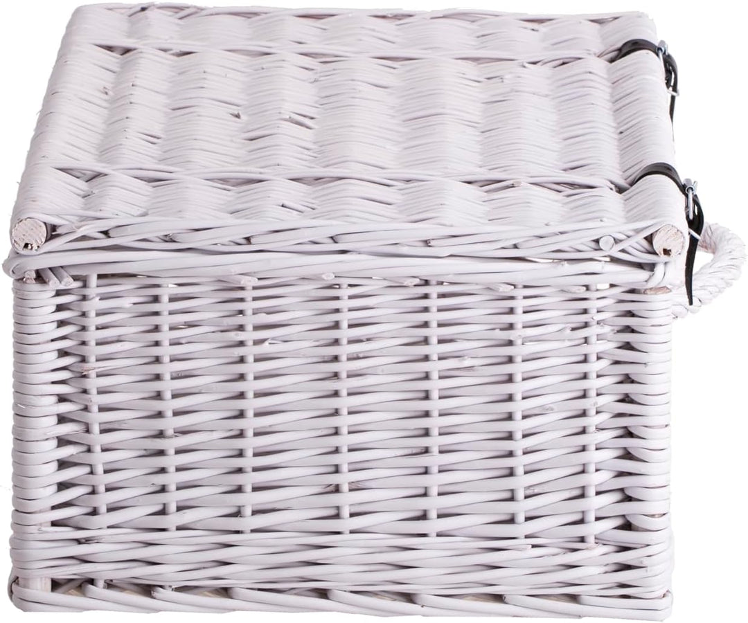 Weidenkoffer, Aufbewahrungskorb, Stylingkorb, Picknickkorb, Geschenkkorb, Deko-Korb, Multifunktionsb