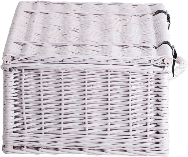 Weidenkoffer, Aufbewahrungskorb, Stylingkorb, Picknickkorb, Geschenkkorb, Deko-Korb, Multifunktionsb