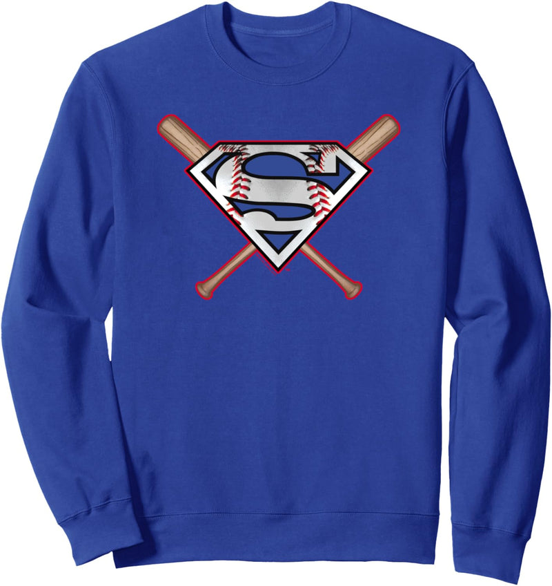 Superman Crossed Bats Sweatshirt